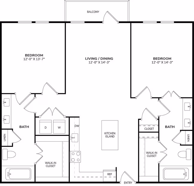 Unit 2304 2304 floor plan