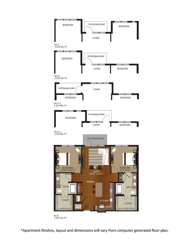 B1-B 1340 floor plan