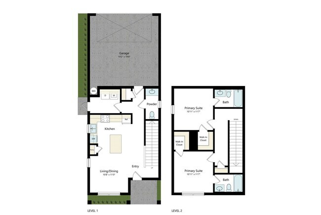 Unit 15253H 15253H floor plan