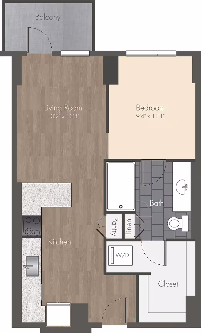 Unit 1-206 1-206 floor plan
