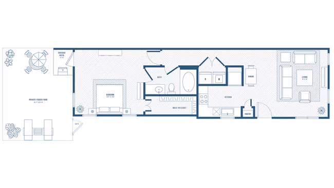 Unit 03-1222A 03-1222A floor plan