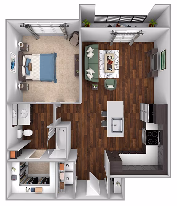 Unit 02304 02304 floor plan
