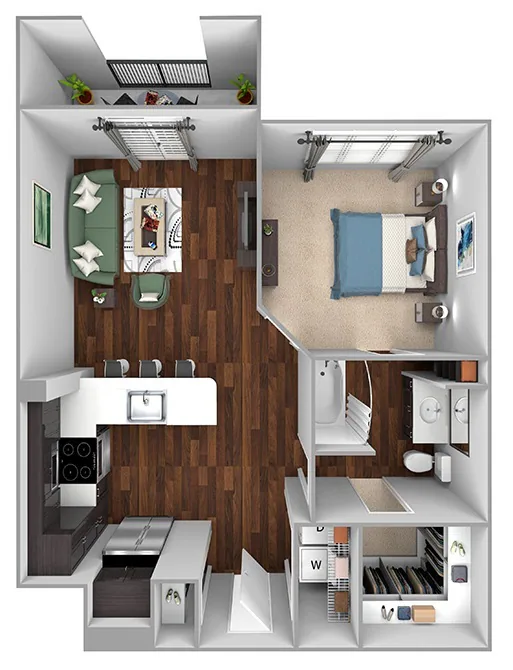 Unit 07205 03205 floor plan