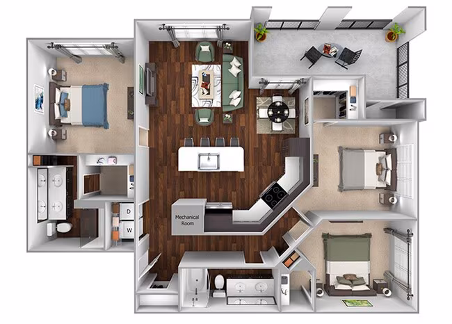 Unit 13109 13109 floor plan