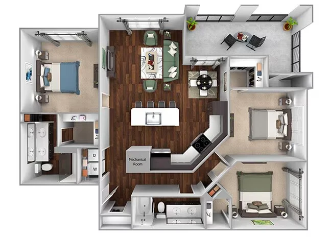 C1 08309 floor plan