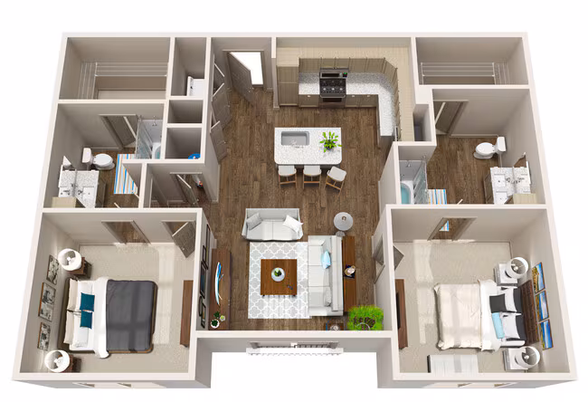 Unit 1316 1316 floor plan