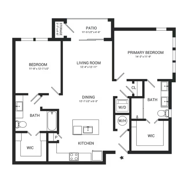 Cinder 3-337 floor plan