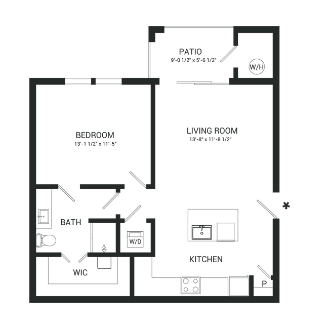 Unit 9-925 6-634 floor plan