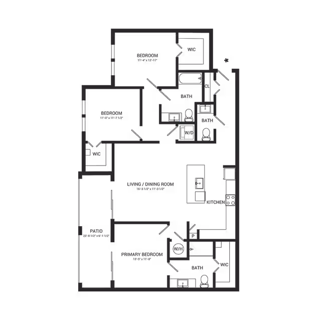 Walnut 12-1234 floor plan