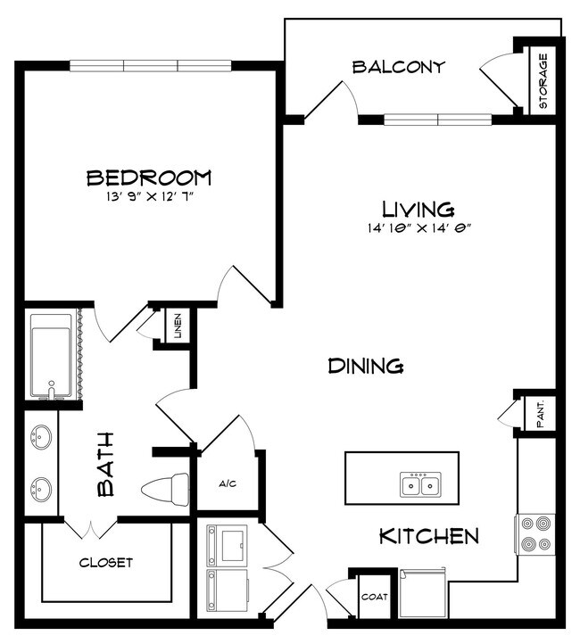 A2 206 floor plan