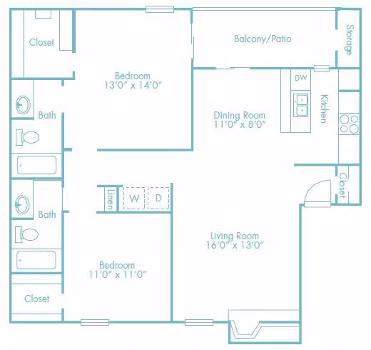 Unit 1177 2177 floor plan