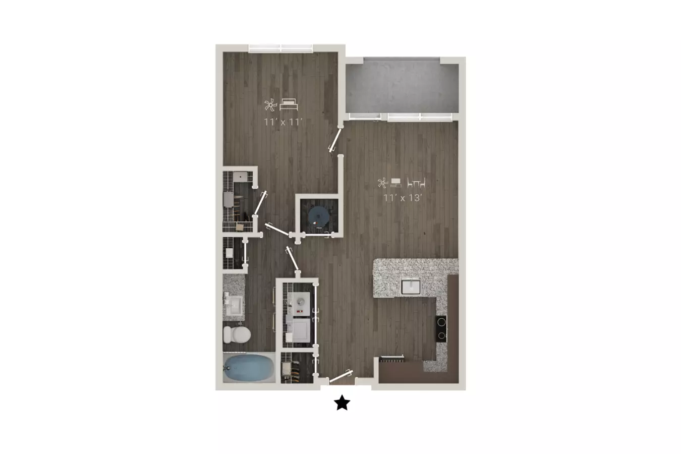 A2 136 floor plan
