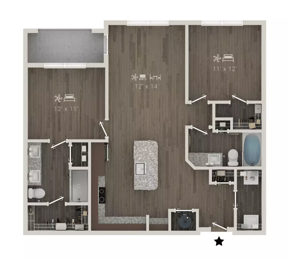Unit 271 271 floor plan