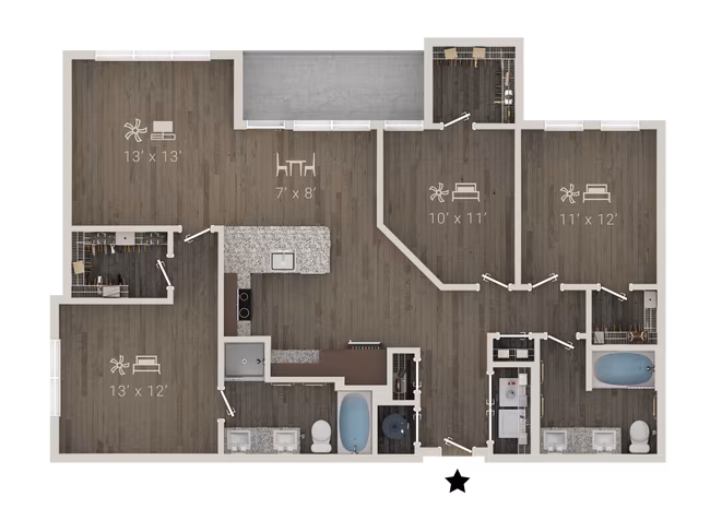 C1 023 floor plan