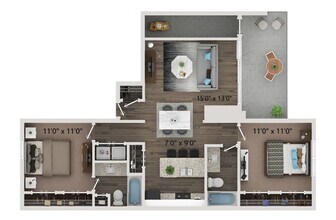 B3 27-2705 floor plan