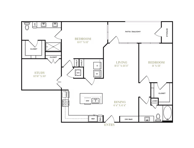 Unit 125 125 floor plan