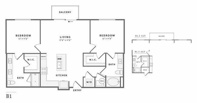 B1.3 1-320 floor plan