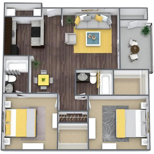 Unit 1009 1009 floor plan