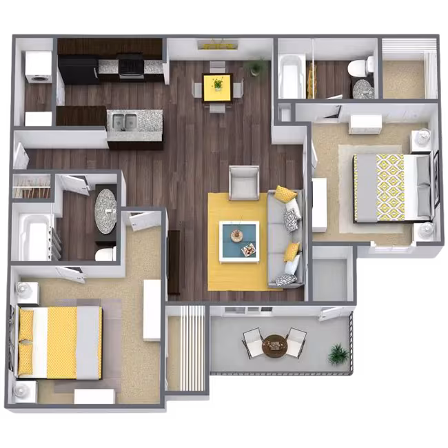 Unit 1621 1621 floor plan
