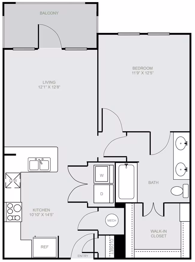 Unit 5204 6111 floor plan