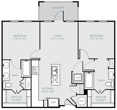 B1 1107 floor plan