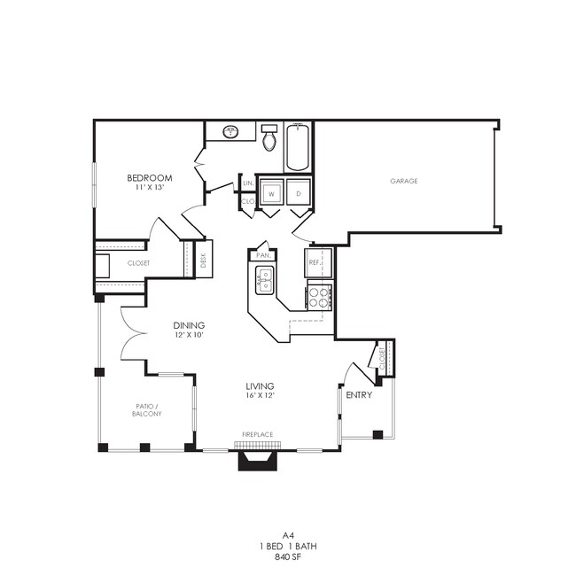 A4 311 floor plan
