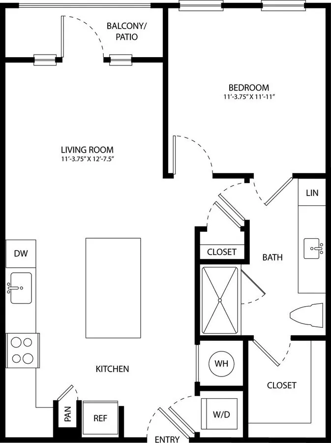 A1 1-586 floor plan