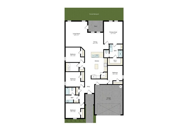 Unit 137F 137F floor plan