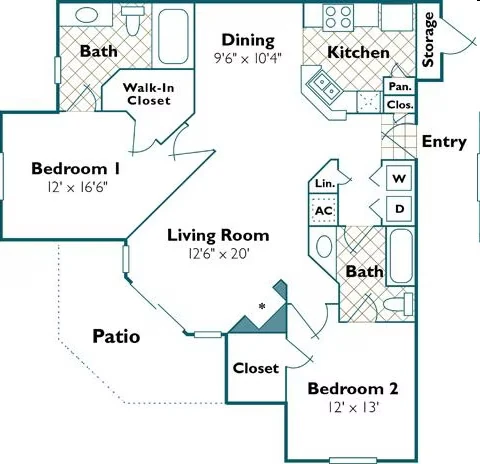 B2 10303 floor plan