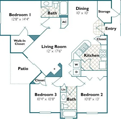 C1 3301 floor plan