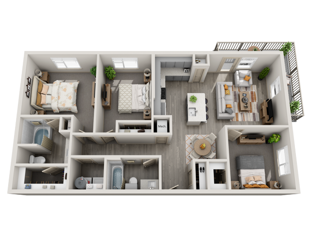Unit 3309 3309 floor plan