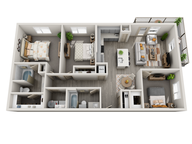 Unit 4211 4211 floor plan