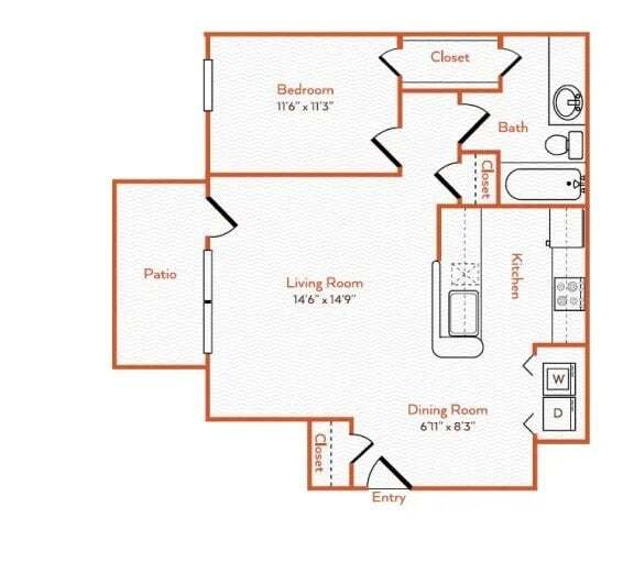 Unit 822 822 floor plan