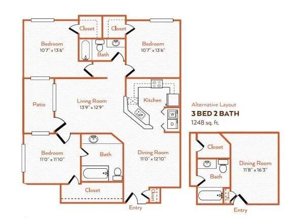 Unit 128 128 floor plan