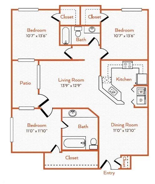 Unit 1031 1031 floor plan