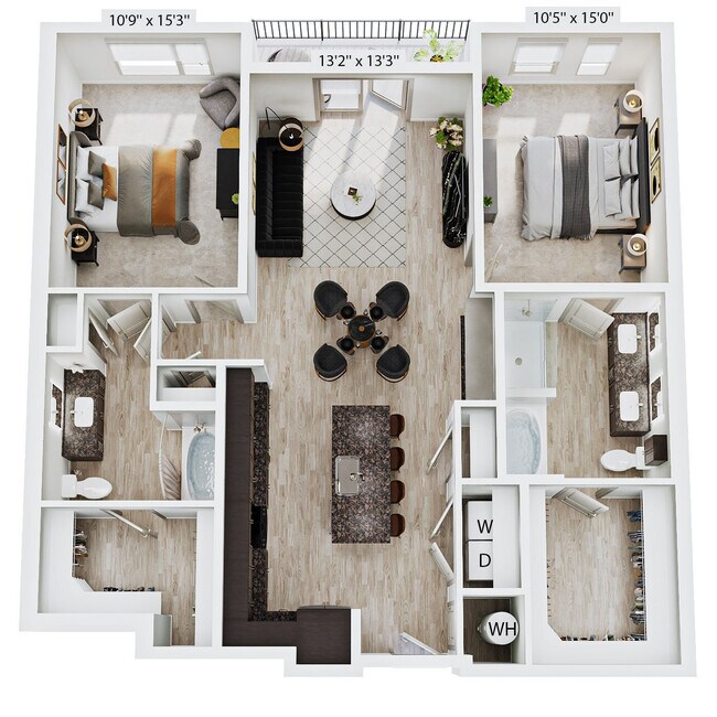Unit 2321 2321 floor plan