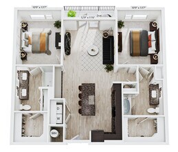 B1 2403 floor plan