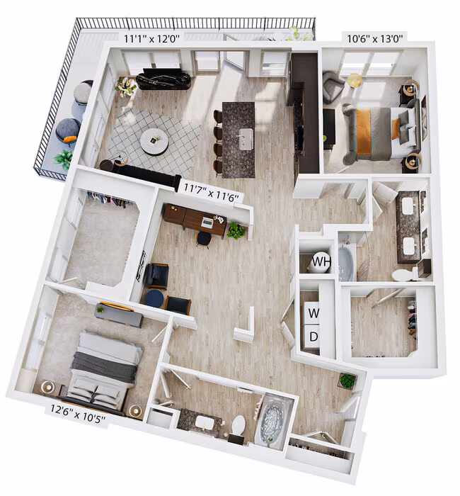 Unit 2211 2211 floor plan