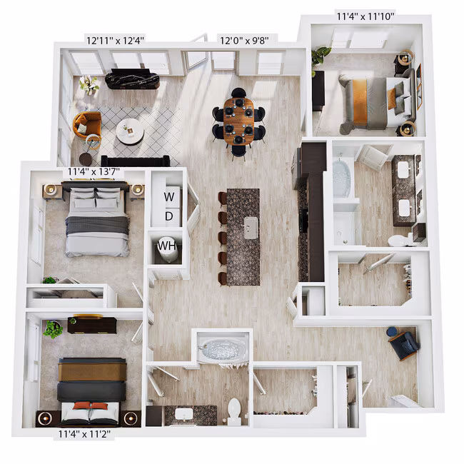 Unit 2427 2427 floor plan