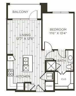 Unit 459 421 floor plan