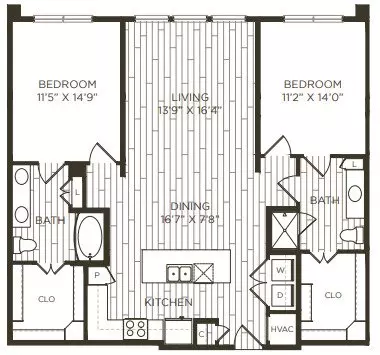 Unit 341 341 floor plan