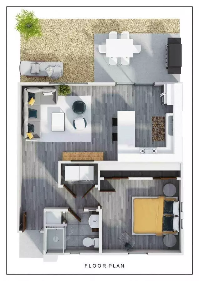 1 Bed • 1 Bath 503 floor plan