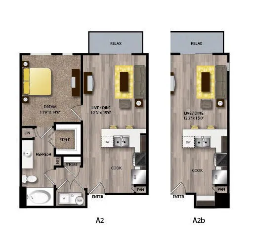 Unit 534 534 floor plan