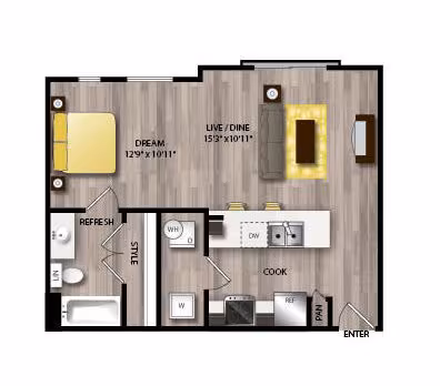 Unit 634 634 floor plan