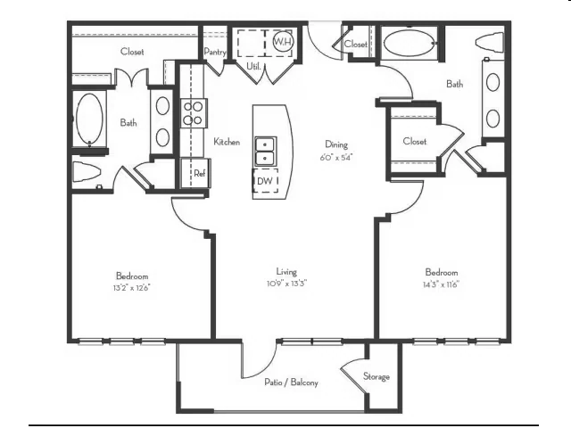 B2 2107 floor plan