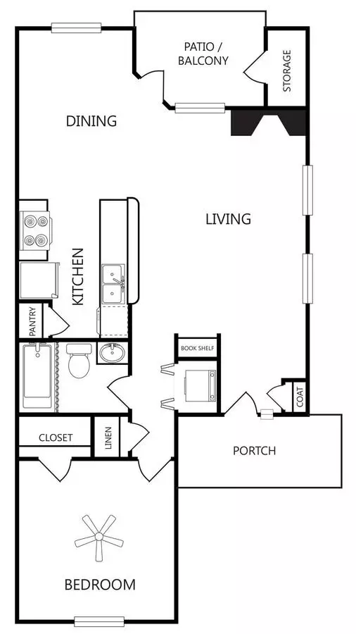 Unit 1206 1206 floor plan