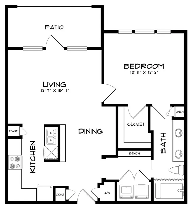 Unit 1306 1306 floor plan