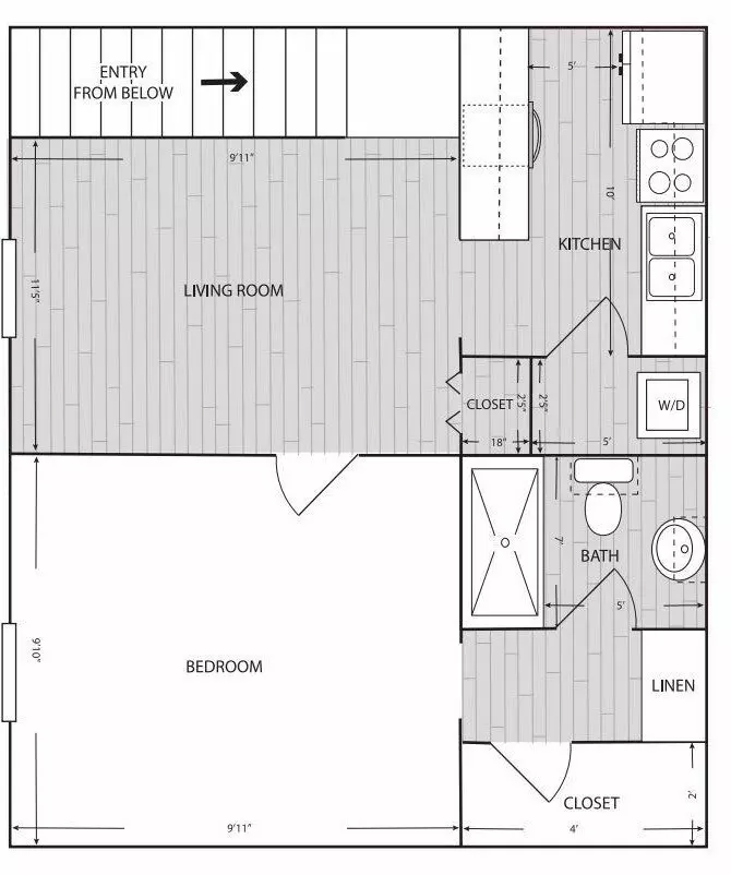 Unit 1627 1627 floor plan