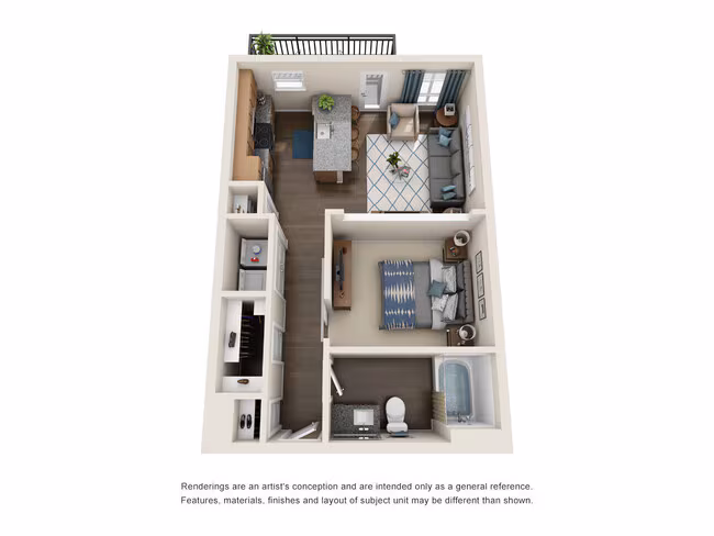 Unit 1020 3042 floor plan