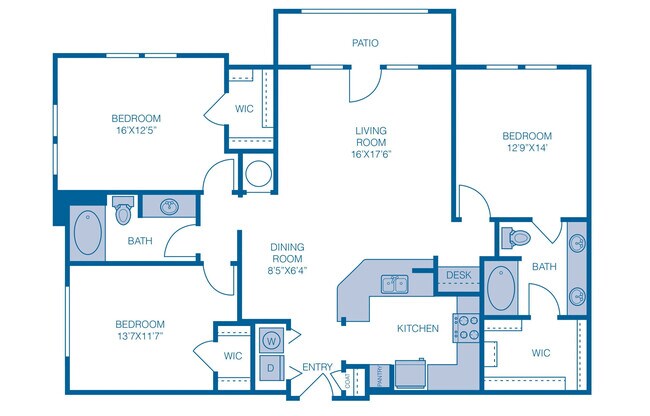 Unit 01-140 01-140 floor plan